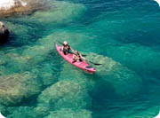mountain bike - mission malawi - kayaking on lake malawi