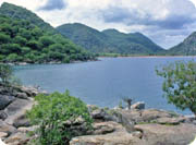 mountain bike - mission malawi - lake scene 2